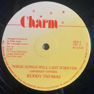 Ruddy Thomas – These Songs Will Last Forever
