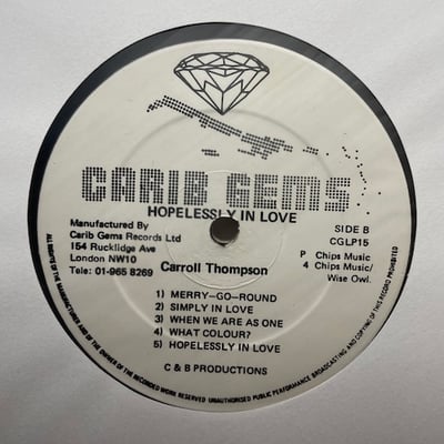 Carroll Thompson - Hopelessly In Love picture 3