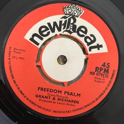Sheila, Ruddy Grant, Sketto Richards - Only Heaven Knows / Freedom Psalm picture 2
