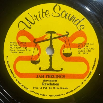 Revelation - With You Boy / Jah Feelings picture 2