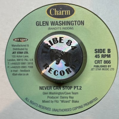 Glen Washington - Never Can Stop Pt.1 picture 2