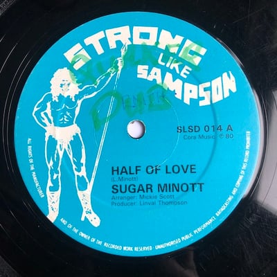 Sugar Minott, Al Campbell - Half Of Love / Jah Shine On Me picture 2