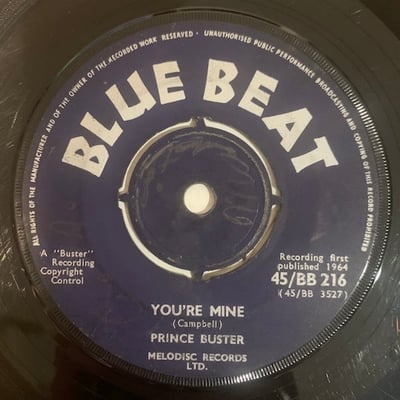 Prince Buster - Tongue Will Tell / You're Mine picture 2