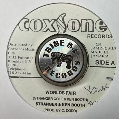 Stranger & Ken, Roland Alphonso - Worlds Fair / Tall In The Saddle picture 2