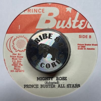 Prince Buster, Prince Buster's All Stars, Prince Buster's All Stars - Hard Man Fe Dead / Mighty Rose picture 2
