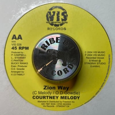 Luciano, Courtney Melody - Never Grudge Another / Zion Way picture 2