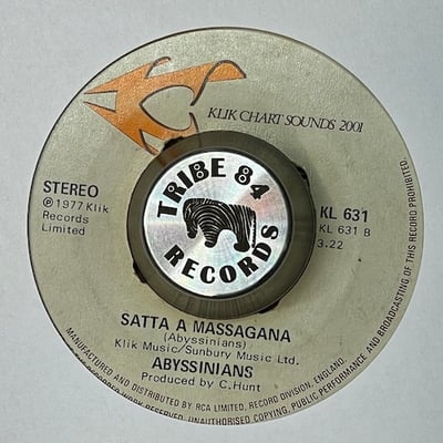 The Abyssinians - Forward On To Zion / Satta A Massagana picture 2