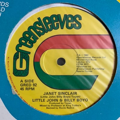 Little John, Billy Boyo, The Roots Radics - Janet Sinclair picture 3