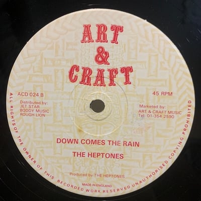 The Heptones - You Decorated My Heart / Down Comes The Rain picture 2