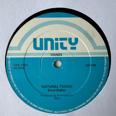 Nitty Gritty, Errol Bellot - Sweet Reggae Music (Computerised) / Natural Touch picture 2