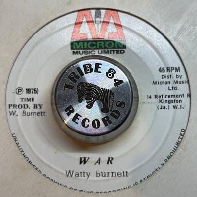 Watty Burnett - What A War / War picture 2