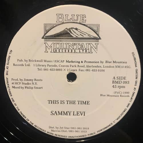 Sammy Levi – This Is The Time