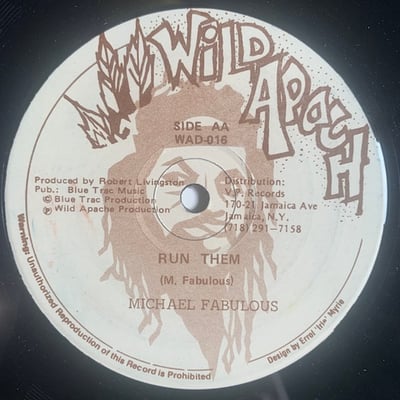 Apache Scratchy, Michael Fabulous - Father & Son / Run Them picture 2