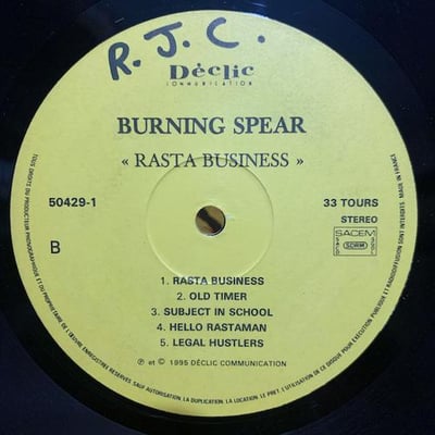 Burning Spear - Rasta Business picture 3