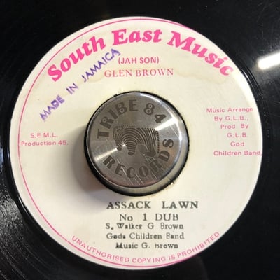 Sylford Walker, Glen Brown - Cleanliness Is Godliness / Assack Lawn No 1 Dub picture 2