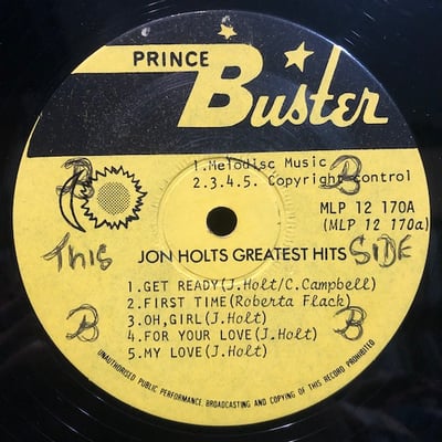 John Holt - Jon Holts Greatest Hits picture 3