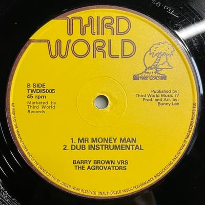 Ronnie Davis, Dillinger, Barry Brown, The Aggrovators - Anywhere / Mr Money Man picture 4