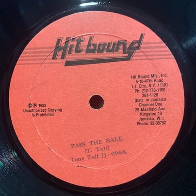 Don Carlos, Tony Tuff - Not Giving Up / Pass The Ball picture 2