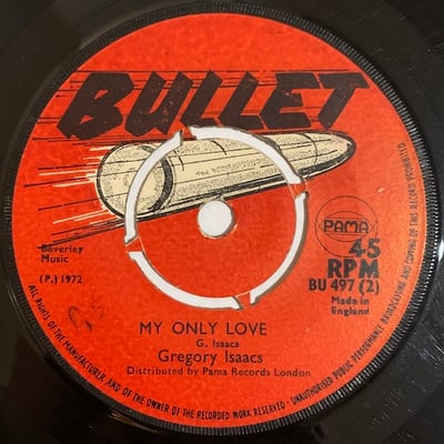 Tony Brevett, Gregory Isaacs - So Ashamed / My Only Love picture 2