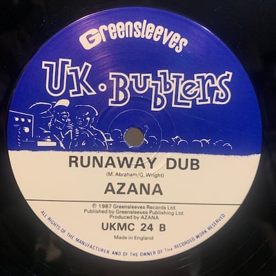 Azana - Runaway Woman / Runaway Dub picture 2