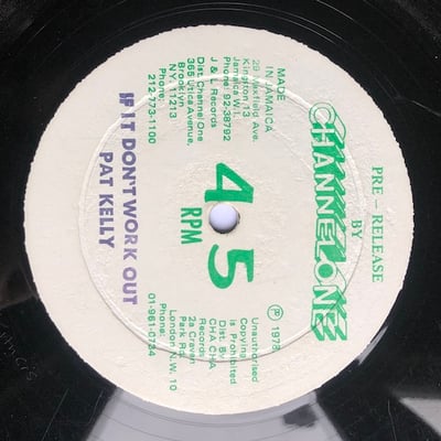 Pat Kelly - Queen Of The Minstrel / If It Don't Work Out picture 2