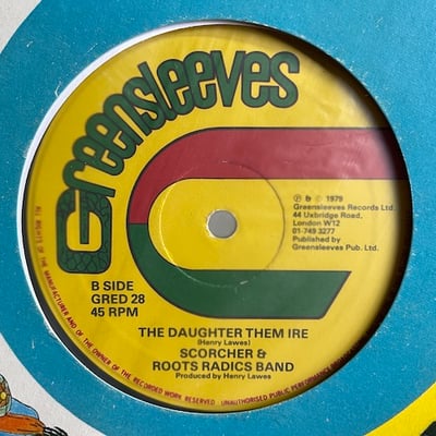 Barrington Levy, Errol Scorcher, The Roots Radics - Englishman / The Daughter Them Ire picture 4