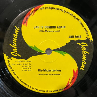 Ijahman Levi, His Majesterian - Moulding / Jah Is Coming Again picture 4
