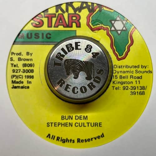 Stephen Culture – Bun Dem