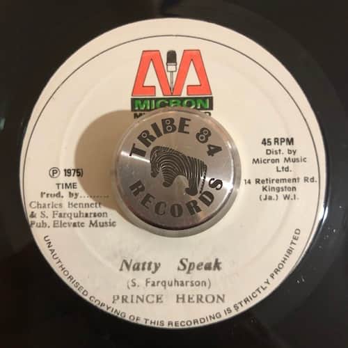 Prince Heron – Natty Speak