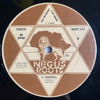 Lacksley Castell, Papa Tullo - Speak Softly / Money A The Remedy picture 2