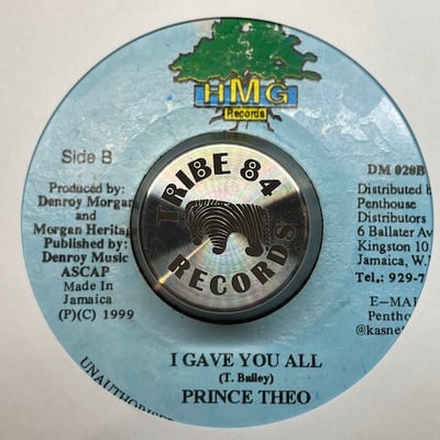Jah Mason, Prince Theo - The Truth / I Gave You All picture 2