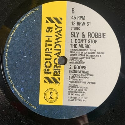 Sly & Robbie - Boops (Here To Go) picture 4
