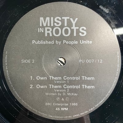 Misty In Roots - Own Them Control Them picture 3