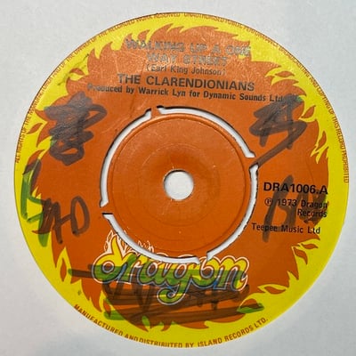 The Clarendonians, The Dynamites - Walking Up A One Way Street picture 2