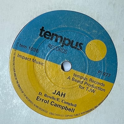 Errol Campbell - Jah Man picture 2