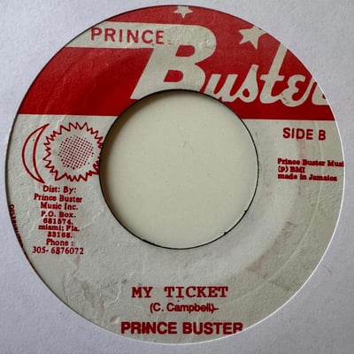 Prince Buster - Blackhead Chinaman / My Ticket picture 2