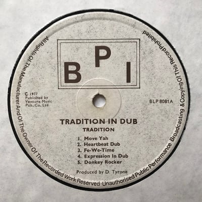 Tradition - Tradition In Dub picture 4