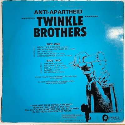 Twinkle Brothers - Anti-Apartheid picture 2