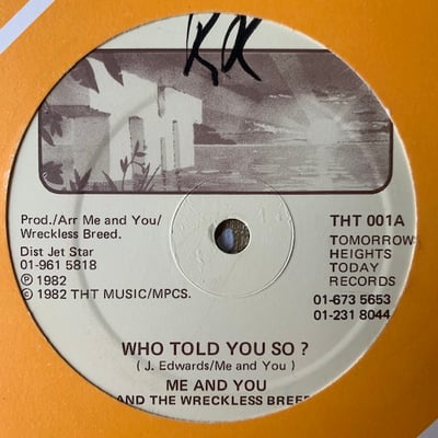 Me And You, The Wreckless Breed - Casual Affair / Who Told You So? picture 2