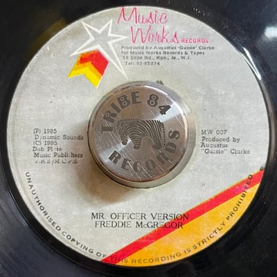 Freddie McGregor - Mr. Officer picture 2
