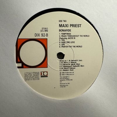 Maxi Priest - Bonafide picture 2