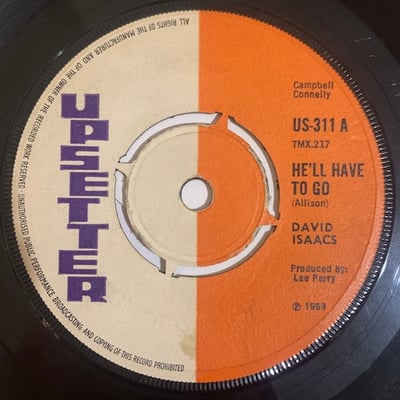 David Isaacs - He'll Have To Go / Since You Are Gone picture 2