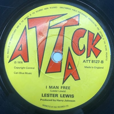 Lester Lewis - Niah Dread / I Man Free picture 2