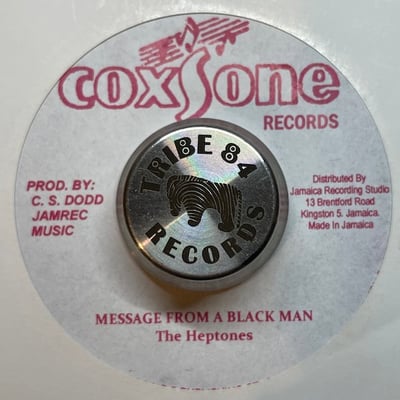 The Heptones - Message From A Black Manpicture
