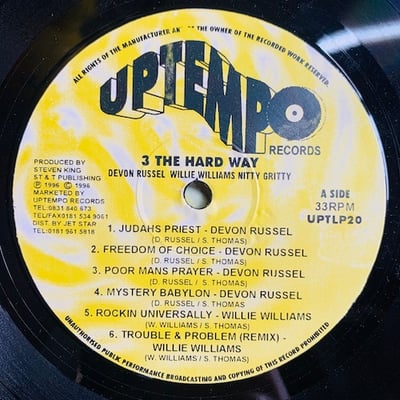 Devon Russell, Willi Williams, Nitty Gritty - 3 The Hard Way Roots picture 4