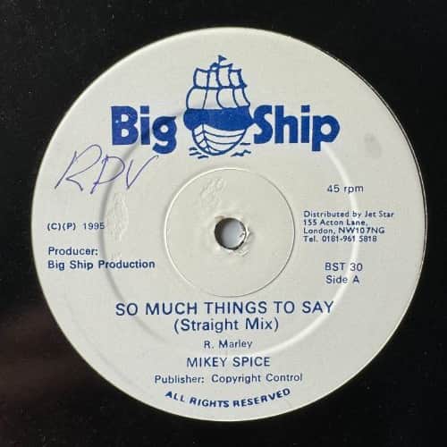 Mikey Spice – So Much Things To Say