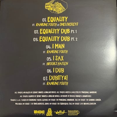Ranking Youth, Wallar Beats, Heavy Waves - Equality / I'Man picture 2