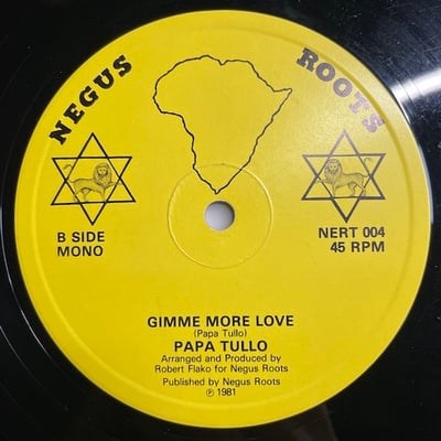 Don Carlos, Papa Tullo - Gimme Gimme Your Love / Gimme More Love picture 2