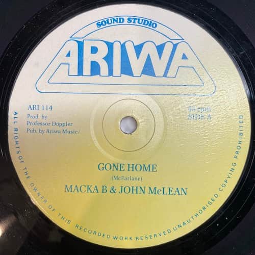 Macka B, John McLean – Gone Home