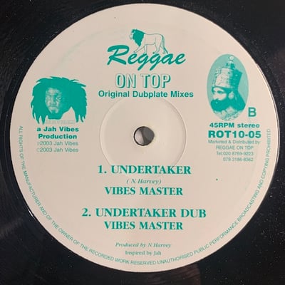 Jah Vibemaster - Meek And Humble / Undertaker picture 2